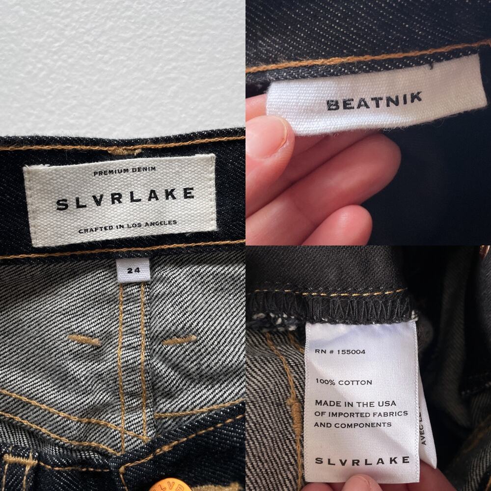 SLVRLAKE beatnik Dark Indigo size 24 - color empty sky - Picture 8 of 10